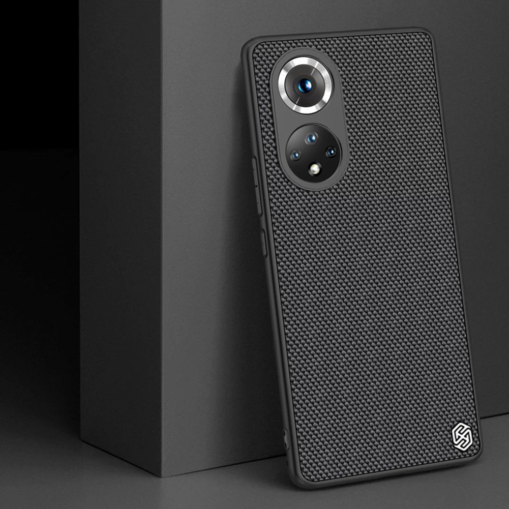 Mbështjellës Nillkin Textured Case për Honor 50 Pro, najlon, i zi