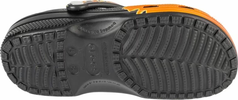 Flip-flop Crocs për femra dhe fëmijë, të zeza dhe portokalli