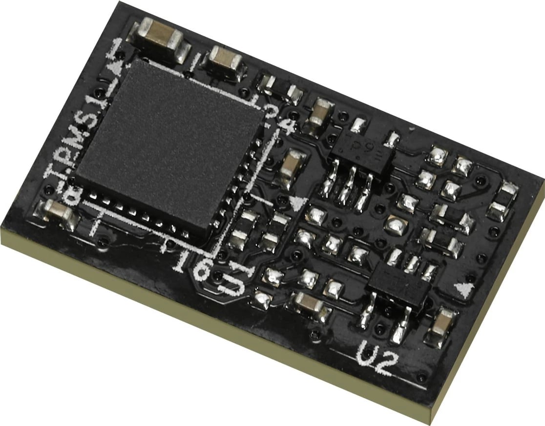 Modul TPM ASRock TMP-SPI, kompatibil me X570, për pllakë amë, i zi