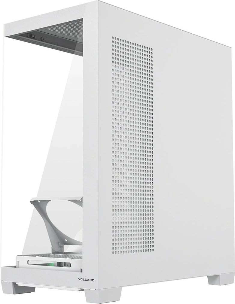 Kasë MODECOM VOLCANO STELLAR PLUS AT-STELLAR-PLUS-NF-0000-20 Midi Tower ATX ARGB Tempered Glass USB-C e bardhë
