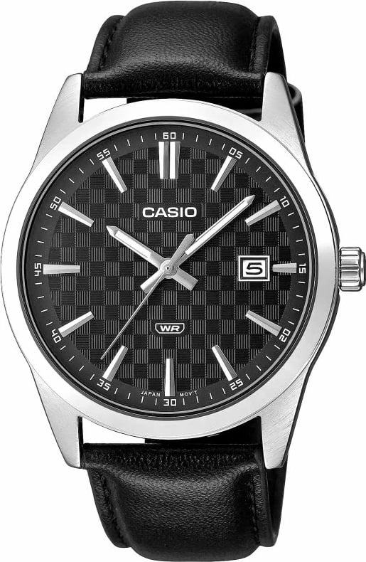 Orë dore për meshkuj CASIO, e zezë