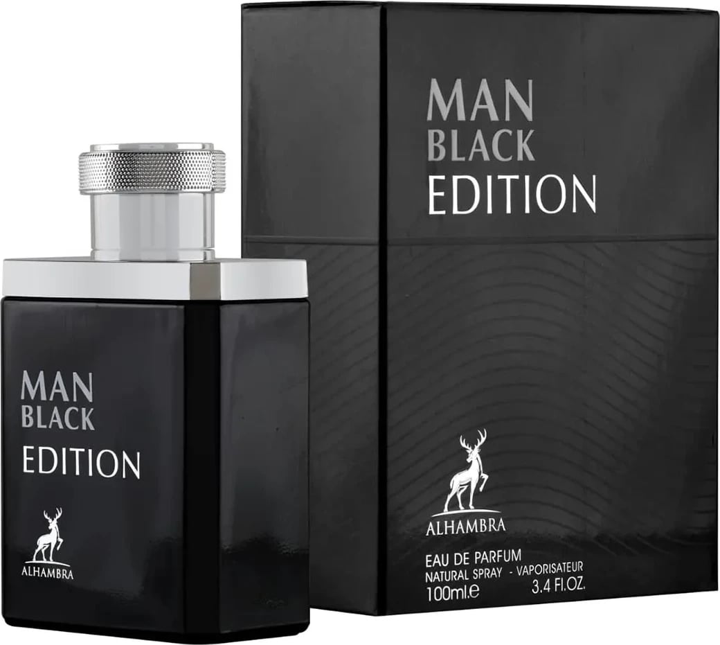 Eau de Parfum për meshkuj Maison Alhambra Black Man Edition, 100ml