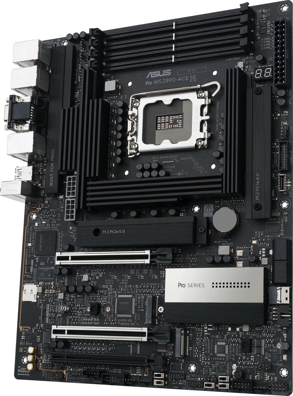 Pllakë amë ASUS Pro WS Z890-ACE SE, LGA 1851, DDR5, 256GB, PCIe 5.0, Thunderbolt 4
