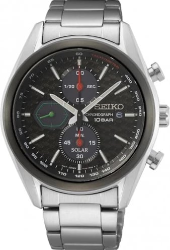 Orë dore SEIKO SSC803P1 për meshkuj, argjendi