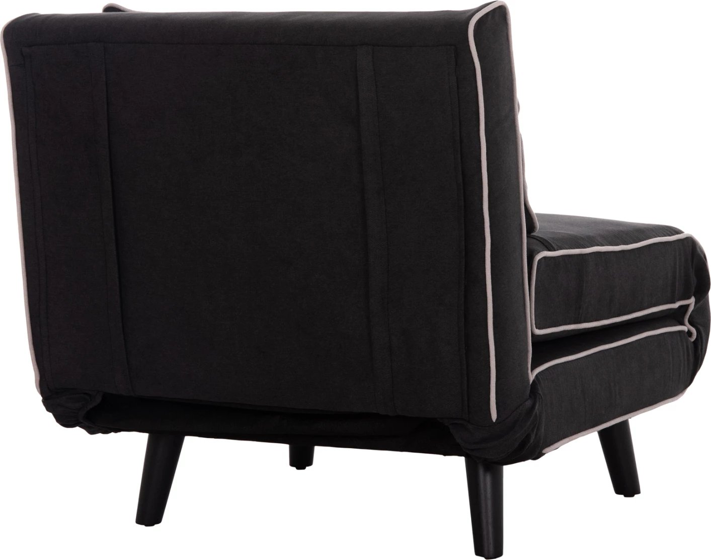 Fotel-krevat BRAXTON, material i zi, FH8425.03, 78x88x78cm