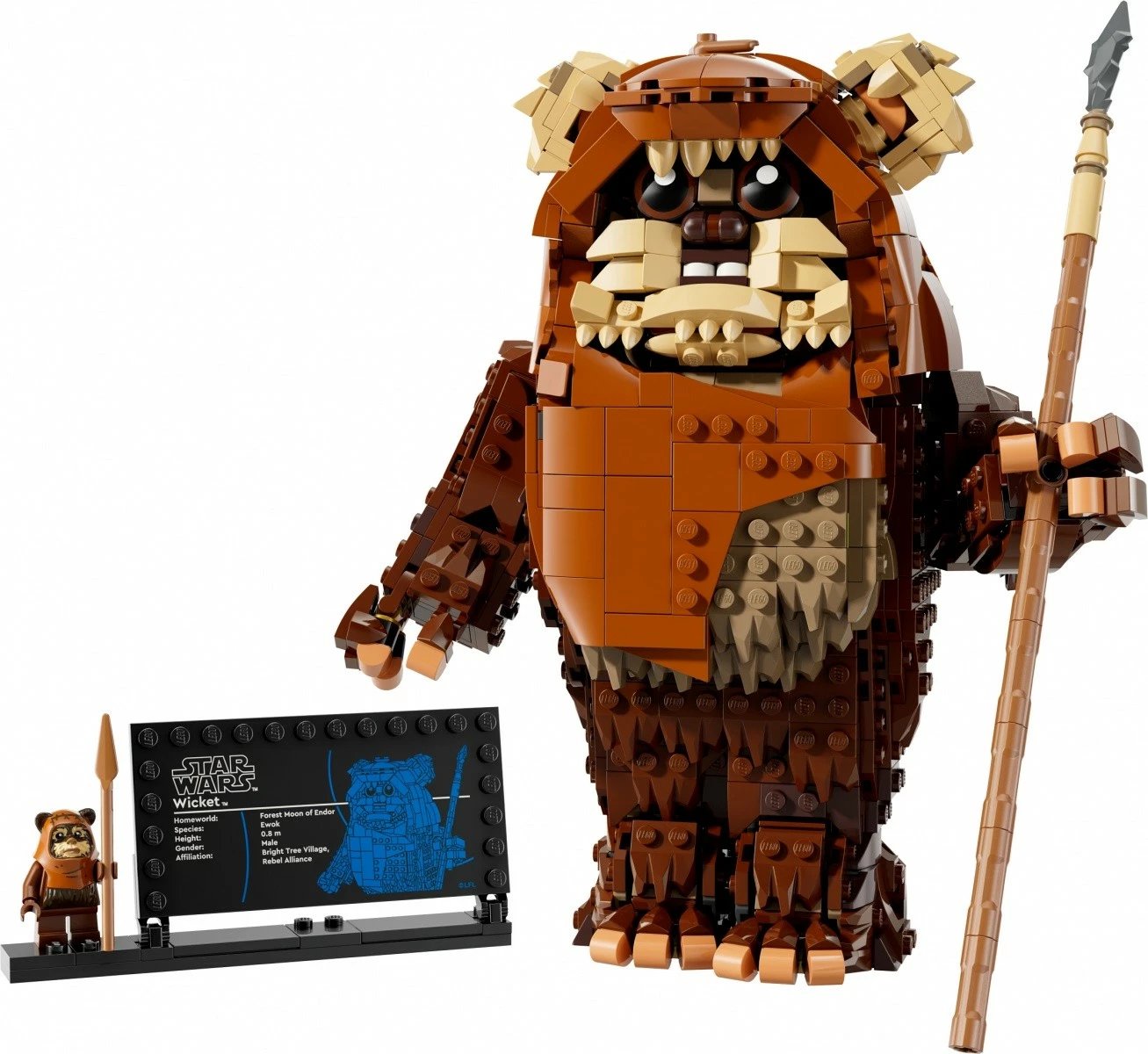 Set LEGO Star Wars 75430 Ewok Wicket, 1010 pjesë, për 12+