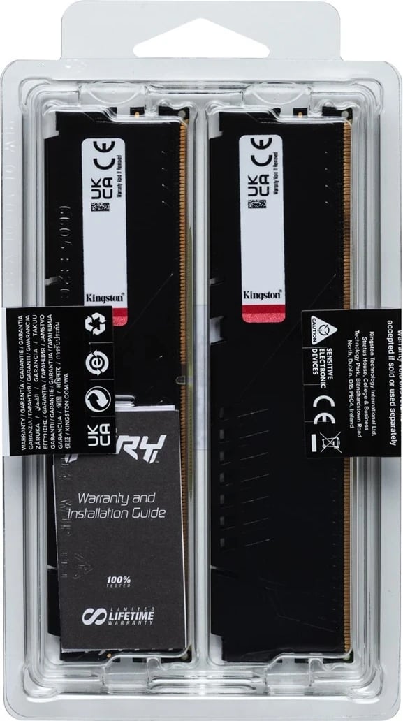 RAM Memorie Kingston Technology FURY Beast, 32GB DDR5, 5600Mhz, CL40