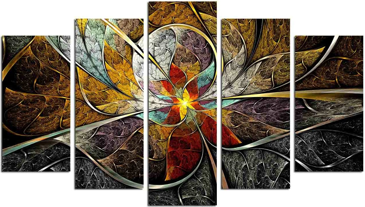 Pikturë dekorative MDF, 5 pjesë, Wallity, 5ABSMDF-11