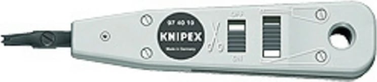 Vegël futëse Knipex 97 40 10, plastikë, për tela UTP/STP, ngjyrë alumini
