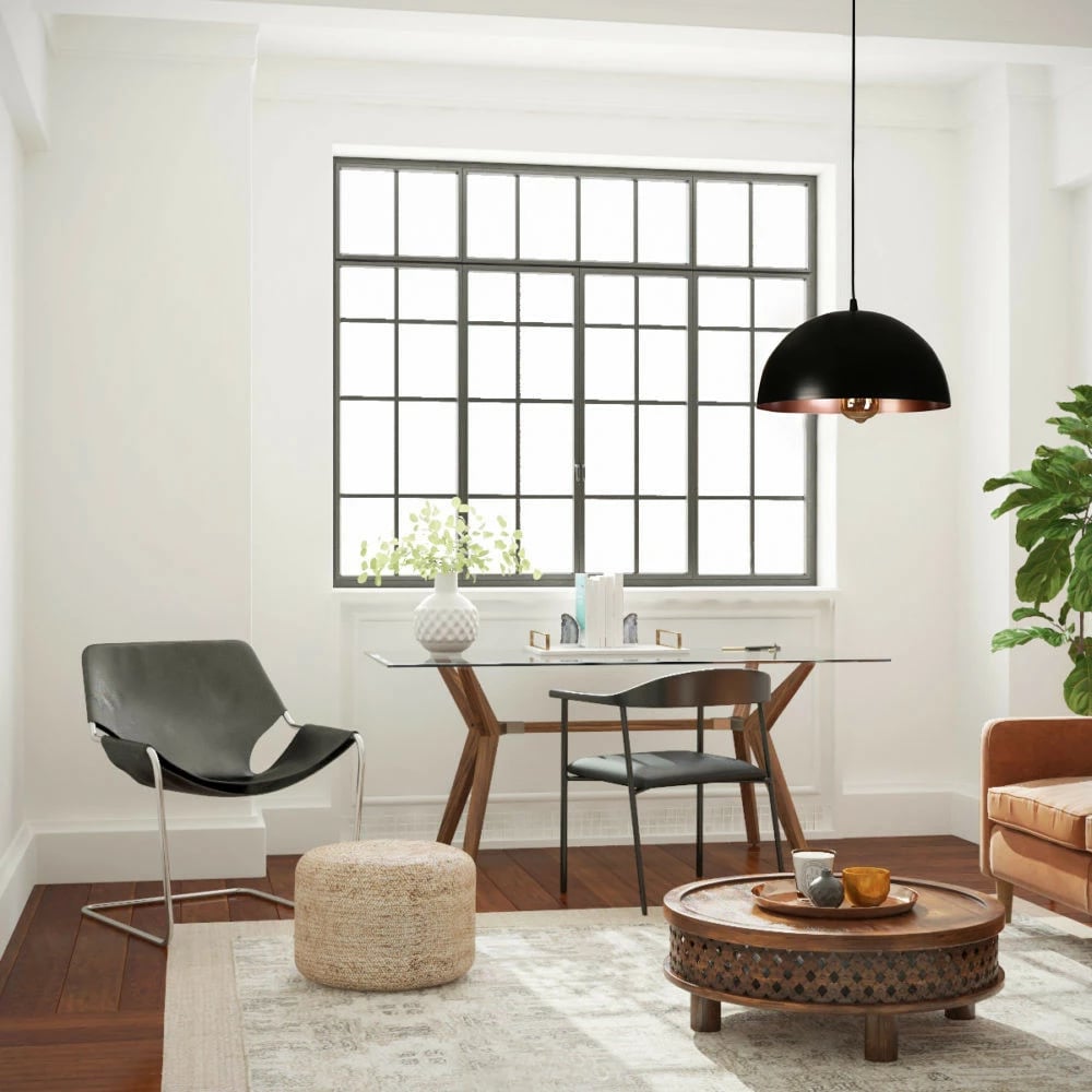 Llambë tavani Opviq, 8482-7, e zezë dhe bakri