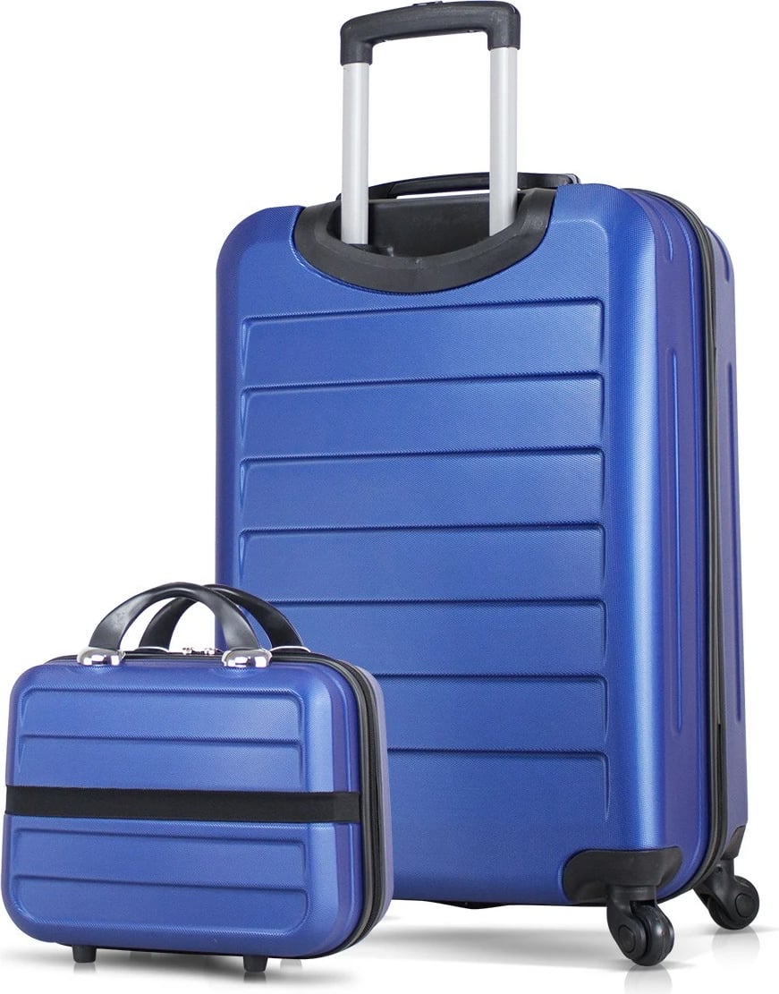 Set valixhesh (2 copë), Zoozie Bags, 1611, ngjyrë kaltër