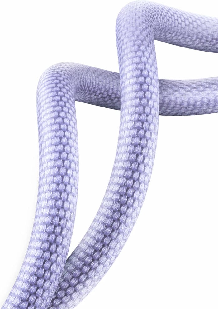 Kabllo për karikim të shpejtë Baseus Crystal Shine Series, USB-A në USB-C, 2m, 100W, vjollcë