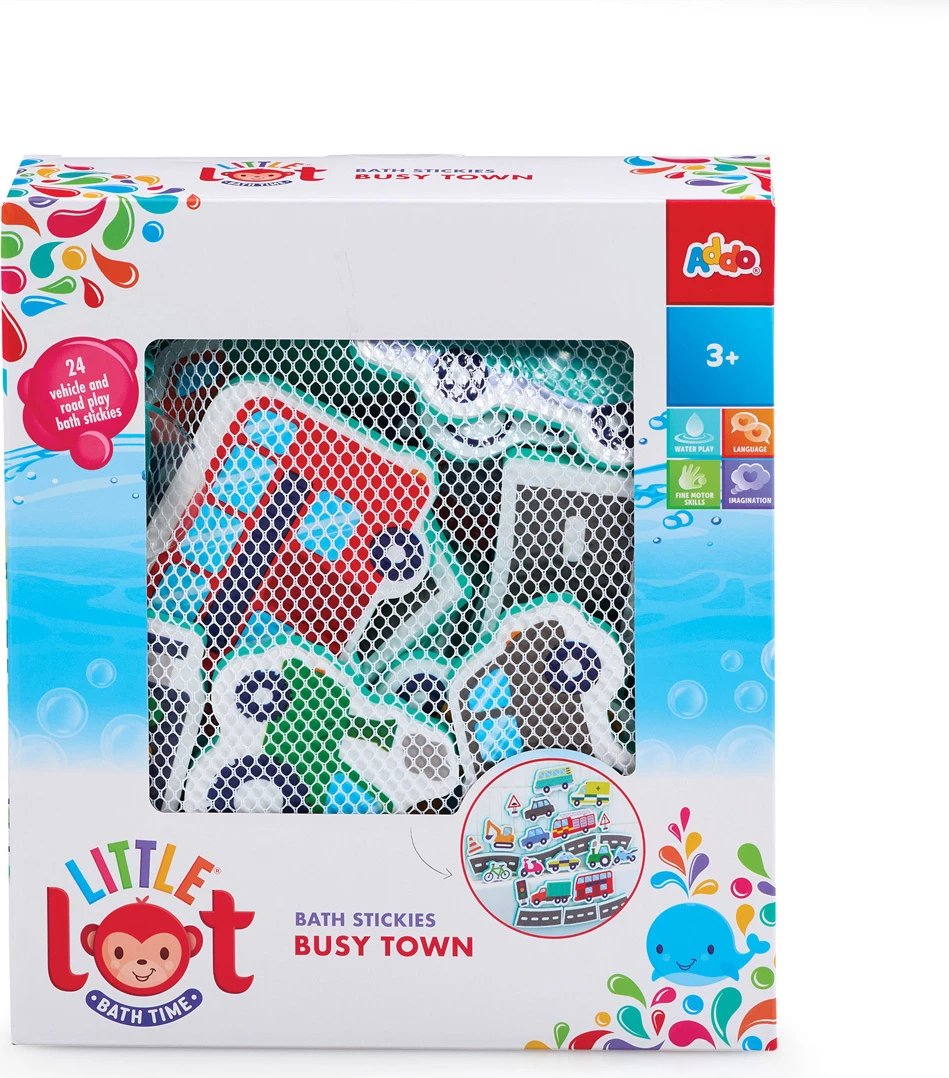 Little Lot Bathtime Busy Town Stickies Bath