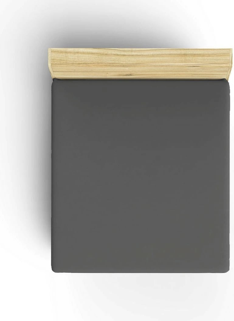 Çarçaf i vogël me lastik, ngjyrë antracit, L'essentiel, 130x190+30cm Çarçaf i vogël me lastik, ngjyrë antracit, L'essentiel, 130x190+30cm