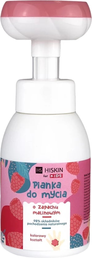 Shkumë për duar dhe trup për fëmijë HiSkin Malinowa 300ml