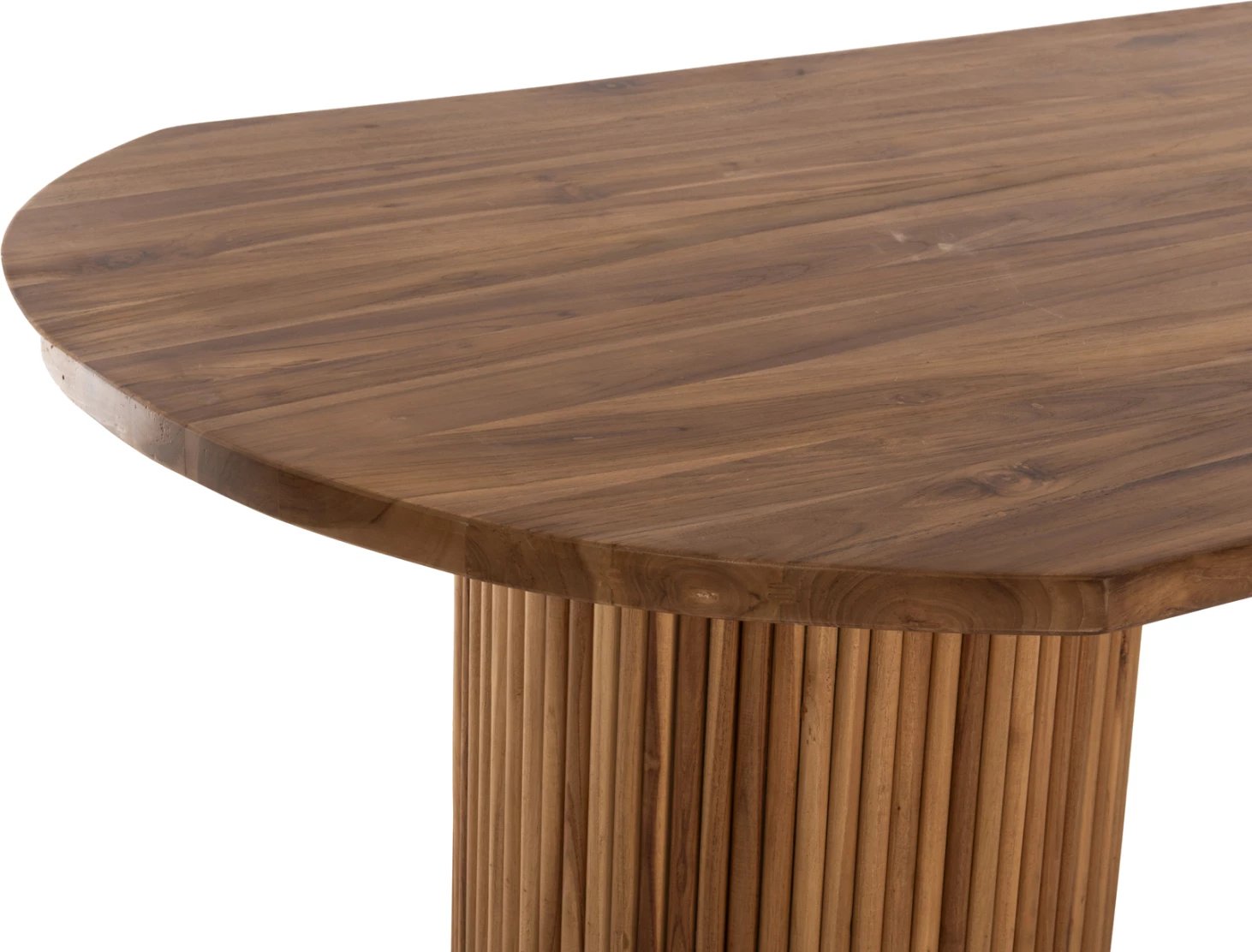 Tavolinë ngrënieje DREMA FH9893, dru TEAK i fortë, 200Χ110Χ85 cm, trashësi sipërfaqe 4 cm