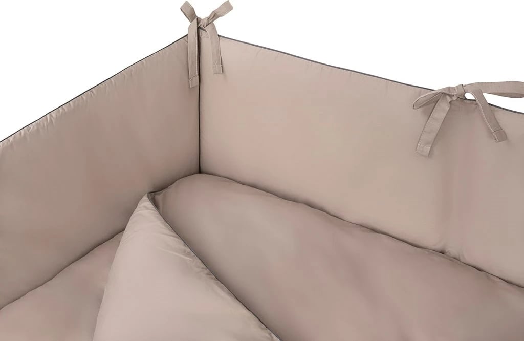 komplet shtrati bebe, Belisima, Palermo 100/135, 100% pambuk, ngjyrë latte, set 3 pjesë