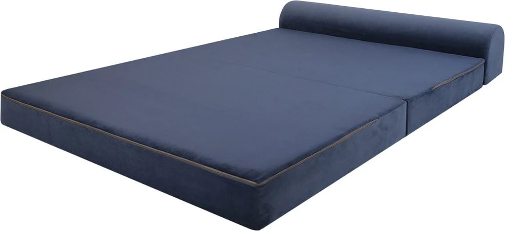 Divan-krevat dy vendësh, kadife blu, Atelier del Sofa, Magic