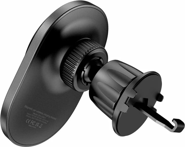 Mbështjellës magnetik për veturë Tech-Protect MM15W-V1 me karikues wireless 15W, i zi