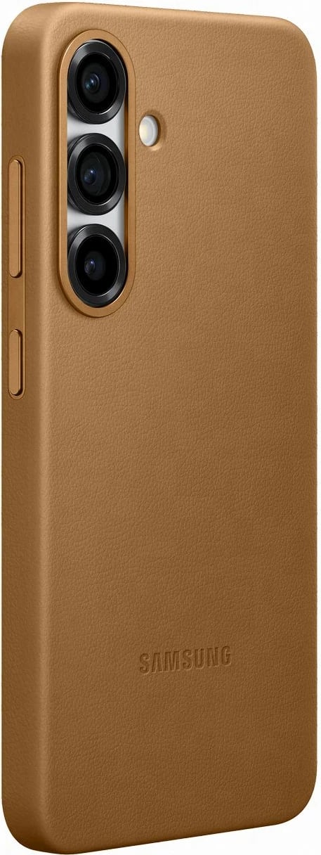 Mbështjellës Samsung KindSuit Case EF-VS931PFEGWW për Galaxy S25, eko-lëkurë, ari