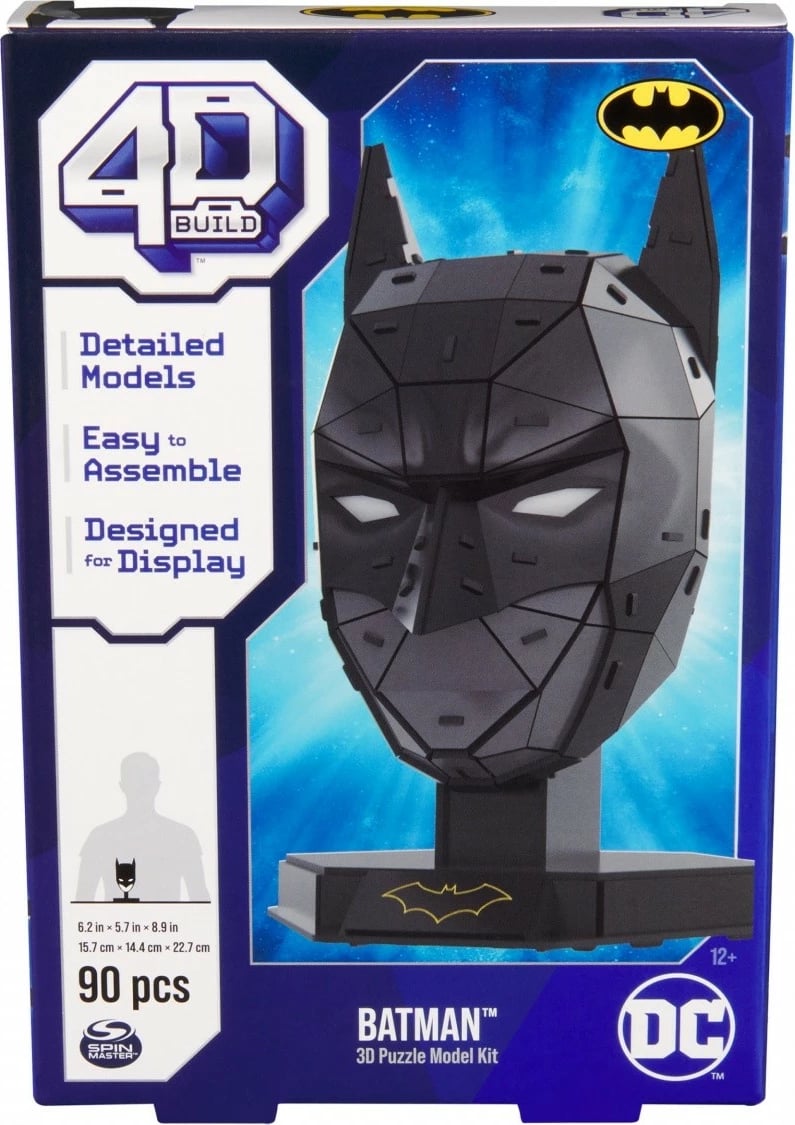 Puzzle 4D Spin Master Batman Maskë, 90 pjesë, plastikë, për të rritur dhe fëmijë 12+