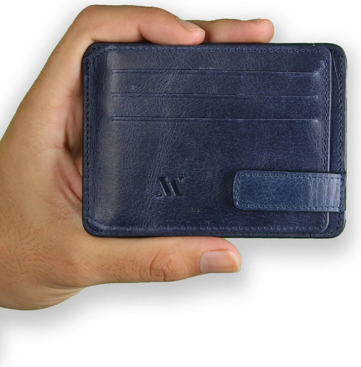 Portofol lëkure, ngjyrë kaltër, Zoozie Bags, 3543