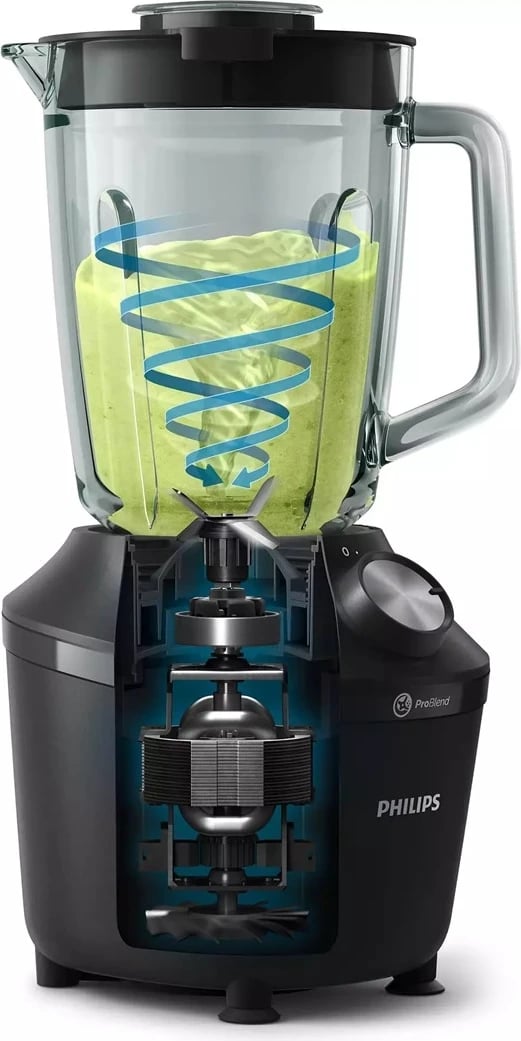 Blender Philips 3000 series HR2291/01, ProBlend Crush Tech, 600 W, 2 L, i zi Blender Philips 3000 series HR2291/01, ProBlend Crush Tech, 600 W, 2 L, i zi