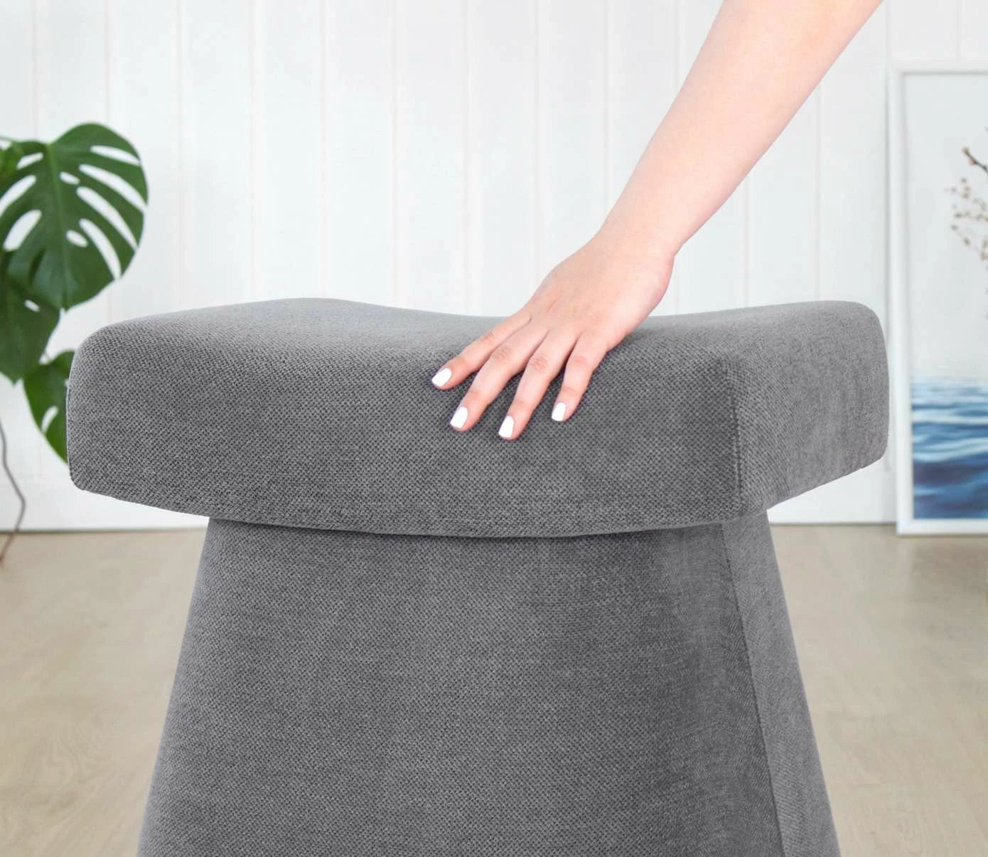 Puf Atelier del Sofa, ngjyrë gri, Gurrata