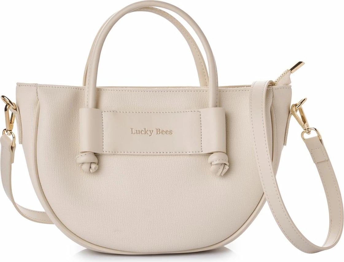 Çantë krahu Lucky Bees Elin v2, ngjyrë krem