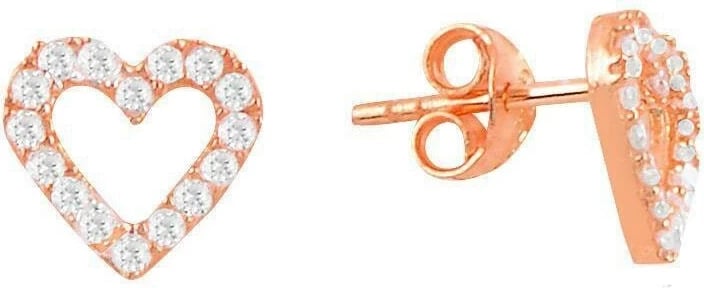 Vathë argjendi Elika, ngjyrë rozë ari dhe e bardhë, ELKMD50300R