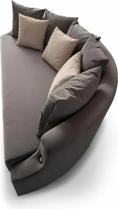 Divan-krevat 3 vendësh, Atelier del Sofa, ngjyrë antracit