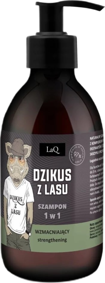 Shampon për meshkuj LaQ Strengthening 1w1 Wild from the Forest 300ml Shampon për meshkuj LaQ Strengthening 1w1 Wild from the Forest 300ml