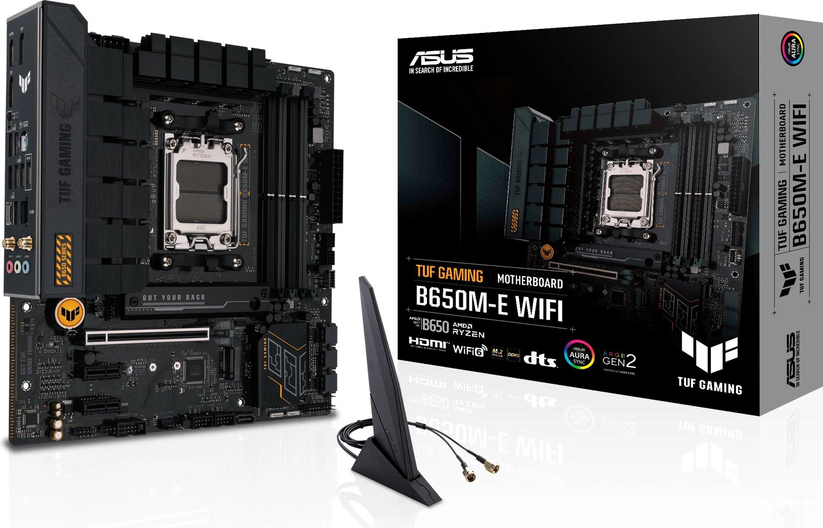Pllakë amë ASUS TUF GAMING B650M-E WIFI, AMD, Socket AM5, DDR5, 128 GB, e zezë