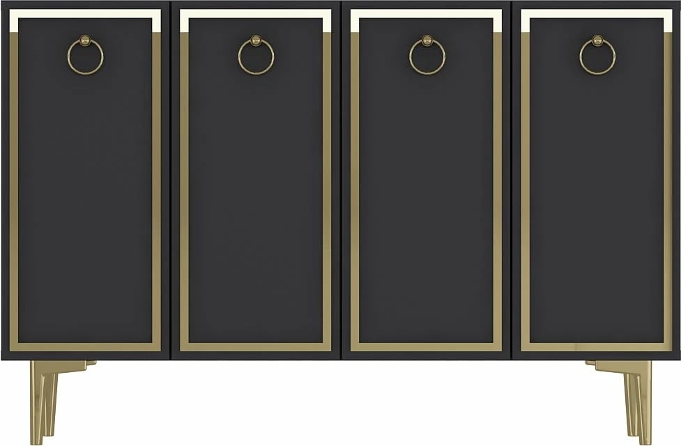 Konsol Skye Decor, anthracite, gold, 8162KM-1