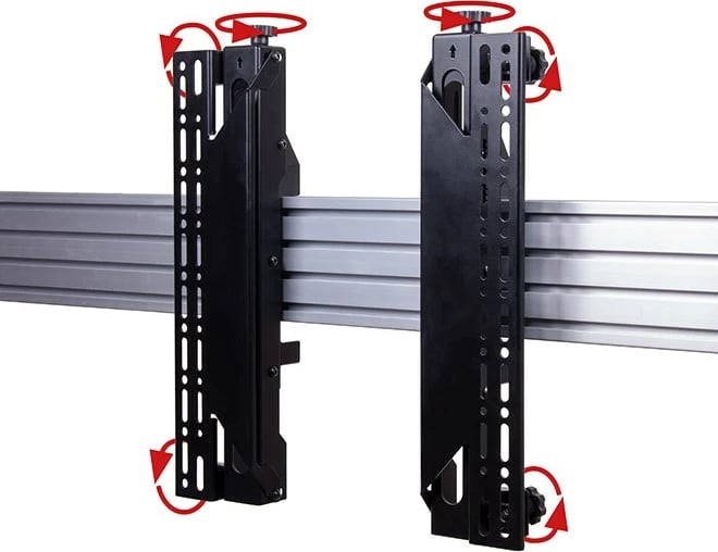 Krah montimi për ekran B TECH BT8390-VESA400MAF/B V2, për SYSTEM X, deri 70", i zi (set prej 2 copë)