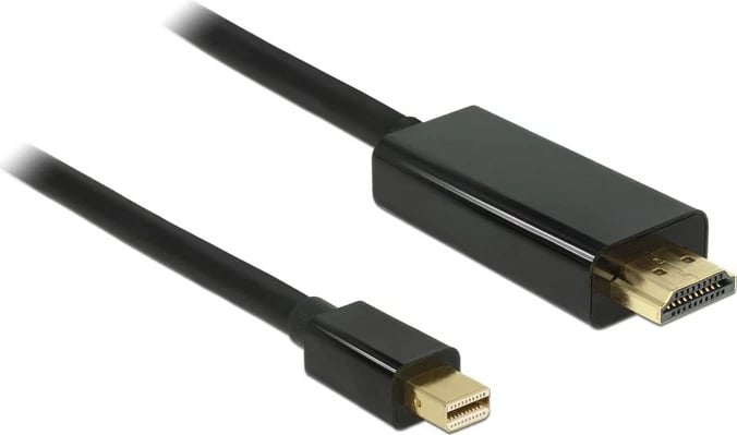 Kabllo DeLOCK 83700, HDMI në Mini DisplayPort, 3m, e zezë