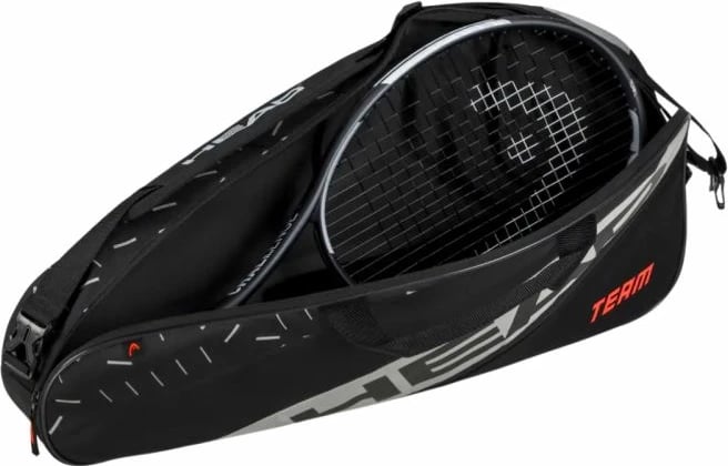 Çantë raketash Head për tenis, unisex, e zezë/gri