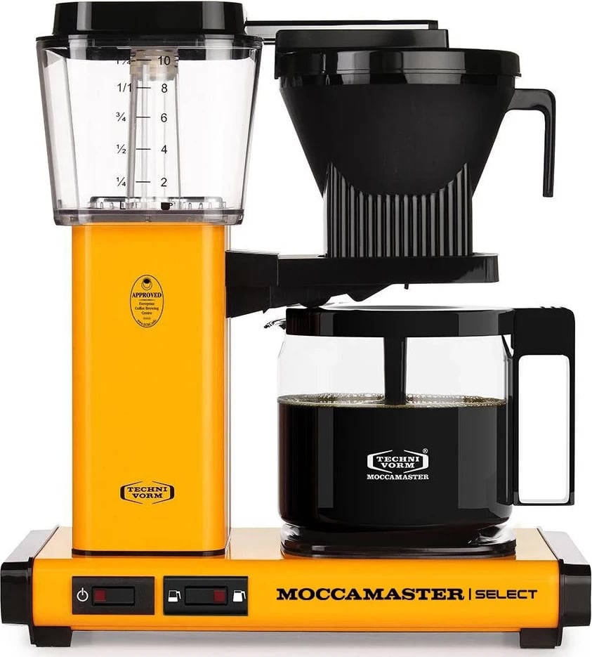 Aparat për kafe Moccamaster KBG, 1.25L, i verdhë 