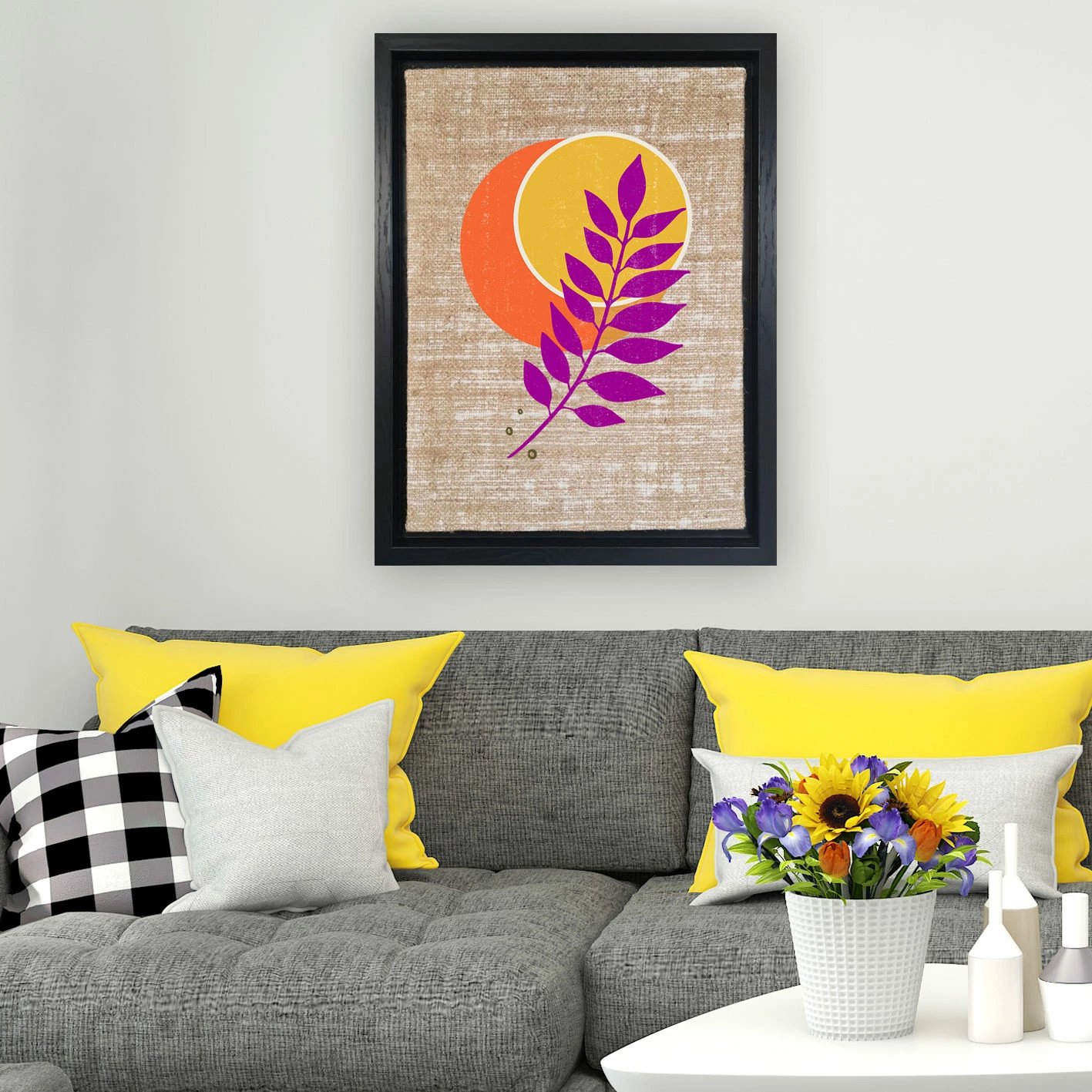 Pikturë dekorative në kanavacë, shumëngjyrëshe, Wallity, LSJ71903525099, 36x46cm