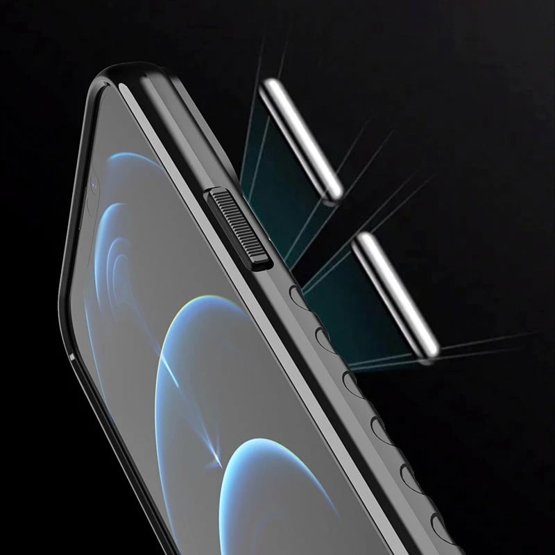 Mbështjellës Hurtel Thunder Case për iPhone 13 Pro Max, TPU, i zi