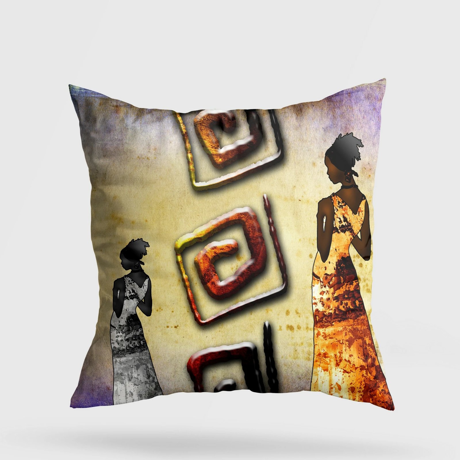 Jastëk dekorativ Evila Originals, A11940, shumëngjyrësh, 43x43cm