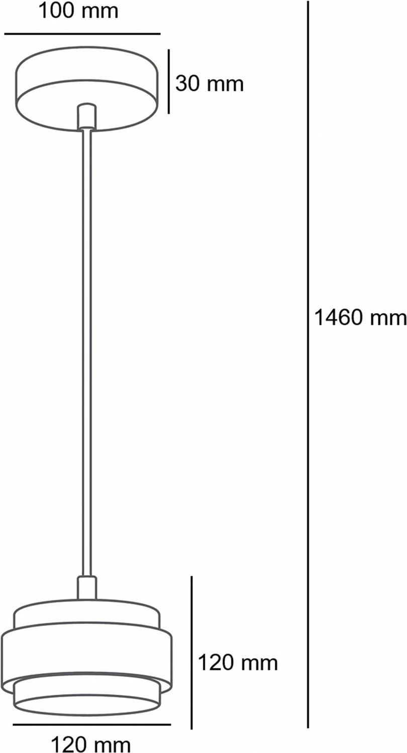 Llambë tavani Opviq, Lover, dru arre dhe bezhë