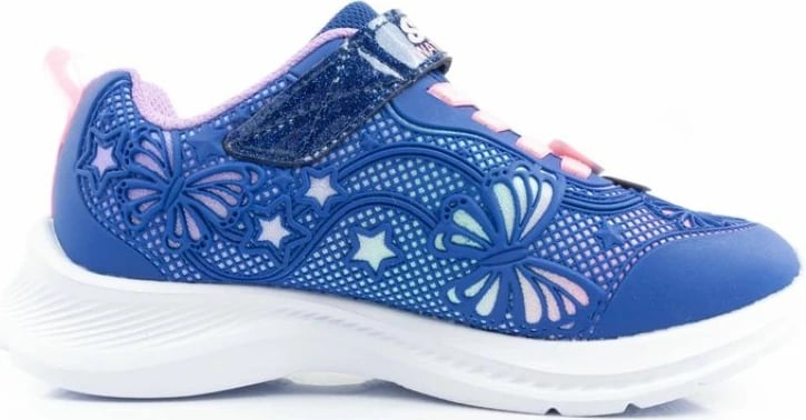 Atlete për fëmijë Skechers për femra, me shkëlqim