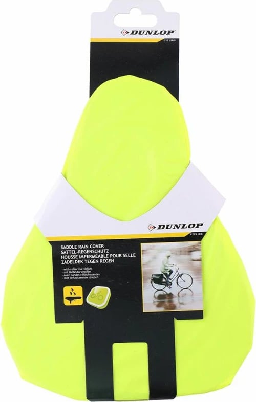 Mbulesë reflektuese për seli biçiklete Dunlop, e verdhë