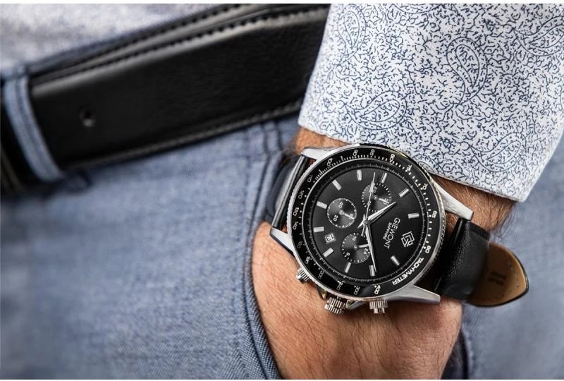 Orë dore për meshkuj Giewont, e zezë