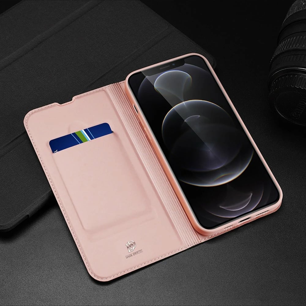 Mbështjellës Dux Ducis Skin Pro Bookcase për iPhone 13 Pro Max, ari