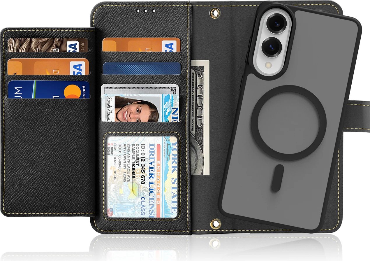 Mbështjellës Dux Ducis Lava për Samsung Galaxy S25 Edge, me MagSafe, i zi