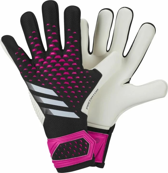 Doreza portieri Adidas Predator për meshkuj dhe fëmijë, të zeza dhe rozë