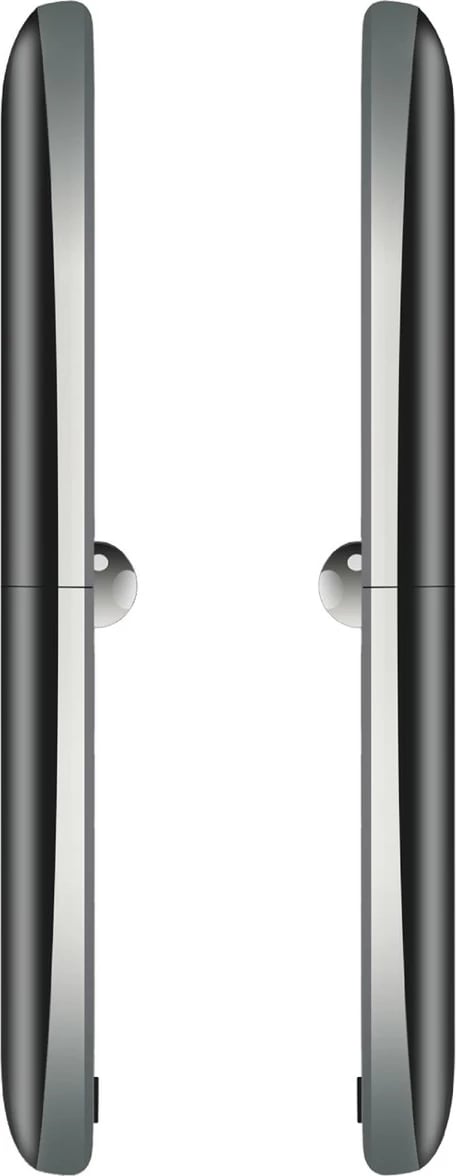 Celular Beafon Fold10, Clamshell, Single SIM, 5.59 cm (2.2"), 1000 mAh, E zezë, Argjend