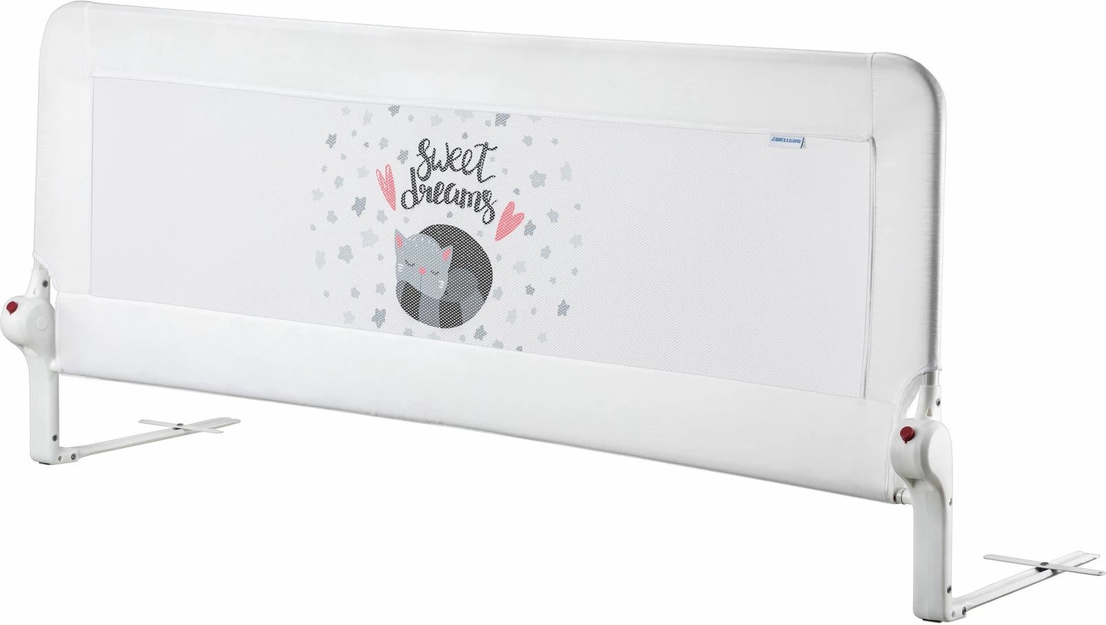 Parmak i bardhë sigurie për shtrat, Evila Originals, Kedicik, 150x65x2cm